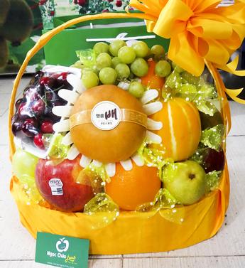 quà tặng trái cây, hộp quà, giỏ quà làm bằng trái cây đẹp