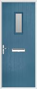 Cottage Rectangle Composite Door obscure glass