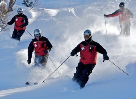 Ski Patrol In Action