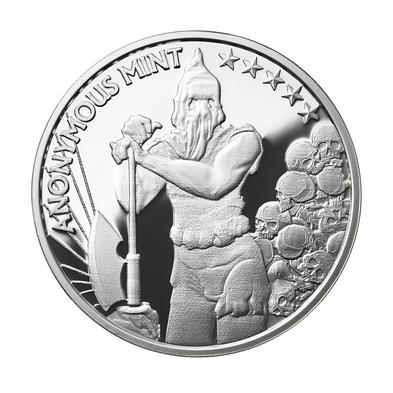 Anonymous Mint - SKU#209907 1 oz Silver Round Blackbeard 