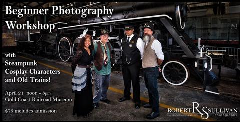 Steampunk Beginner Lighting Photography Workshop