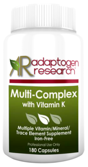 Adaptogen Research, Multi - Complex with Vitamin K - 180 Capsules