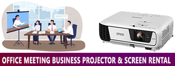 Small, Medium office meeting & conference Projector, Projector Screen Rental Dubai