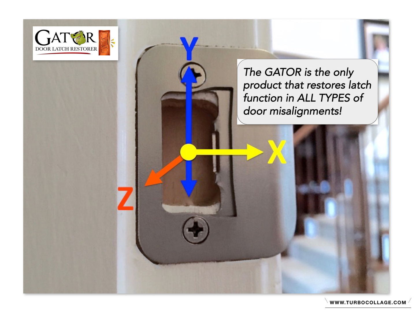 door lock strike plate