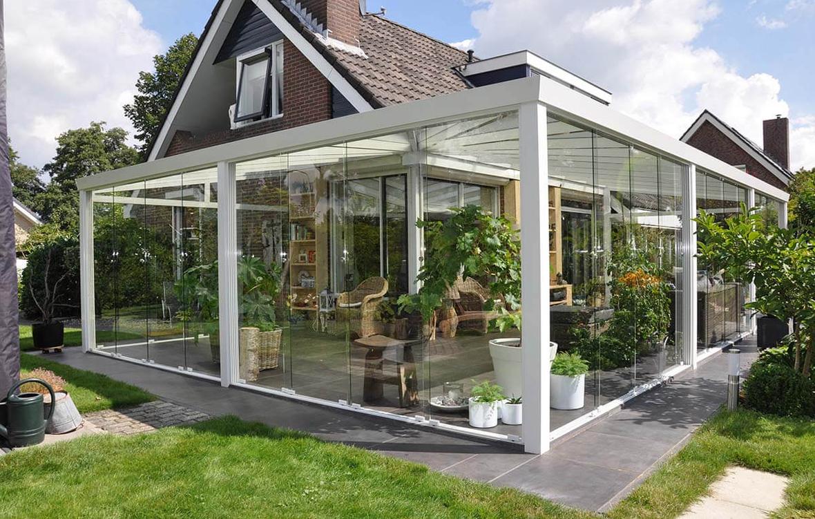 Serre, dichte veranda