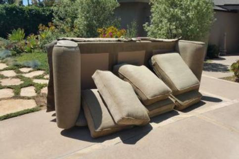 Old Couch Removal Couch Haul Away Junk Couch Sofa Section Hide Away Bed Removal Service And Cost | Omaha Junk Disposal