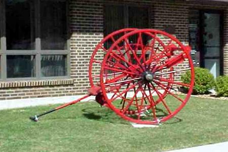 Antique Fire Hose Reel Cart