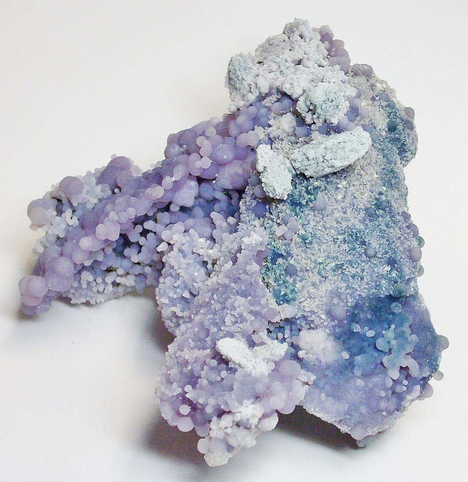 Quartz Amethystine crystals "Grape Agate" Mamuju Regency, Indonesia