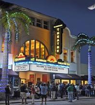 Picture off the exterior and sign for the Sunrise Theatre