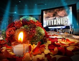 Party Titanic Theme Miami Quince Photography Video Stage decoration Centerpieces Titanic Themed