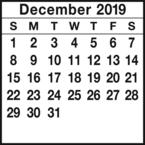 December Calendar