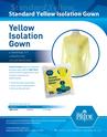 MedPride Yellow Isolation Gown