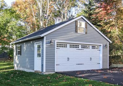 Detached 2-car garage