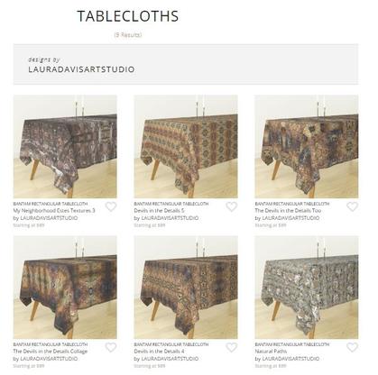 Tablecloths by Laura Davis Art Studio