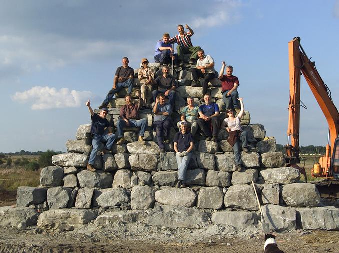 Lough Boora International sculpture symposium.