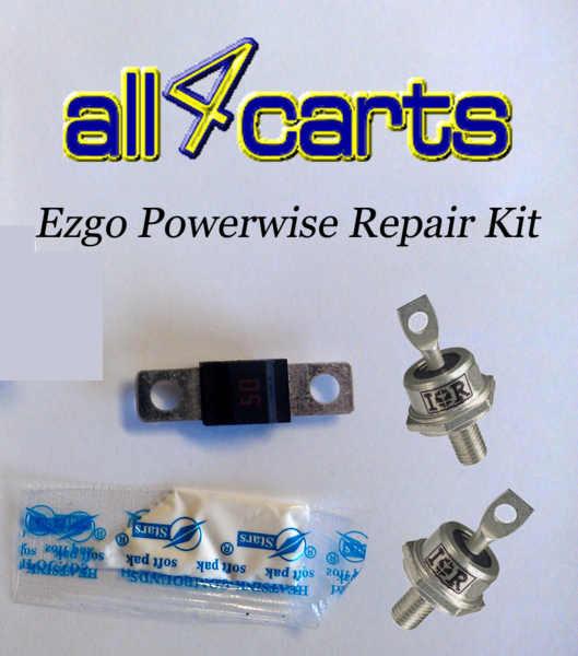 Ezgo Powerwise Charger Repair Kit Click no charge golf cart Golf