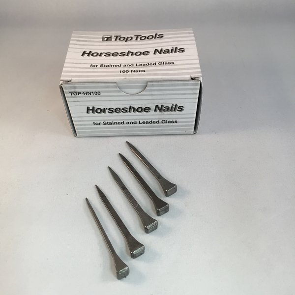 Horseshoe Nails stained glass supplies / Sun and Moon Stained Glass