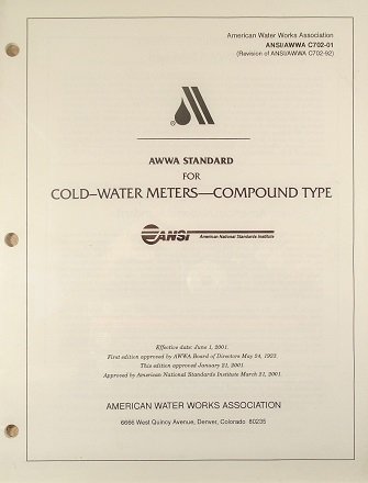 awwa ansi cold water compound meters c702 standard type