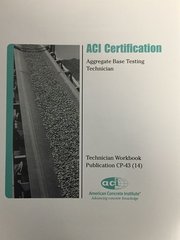 aci certification technician workbook cp aggregate testing base presentation workbooks