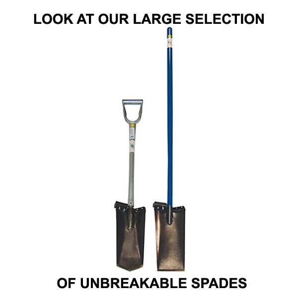Spade King of Spades classic 13" blade with D or long handle Unbreakable American Made Garden