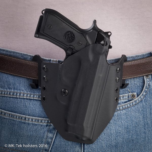 OWB Kydex holster. Beretta 92FS Holster Kydex Holsters for IWB or OWB
