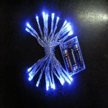 30 LED String Light Battery Operated - Blue LED LIGHTING
