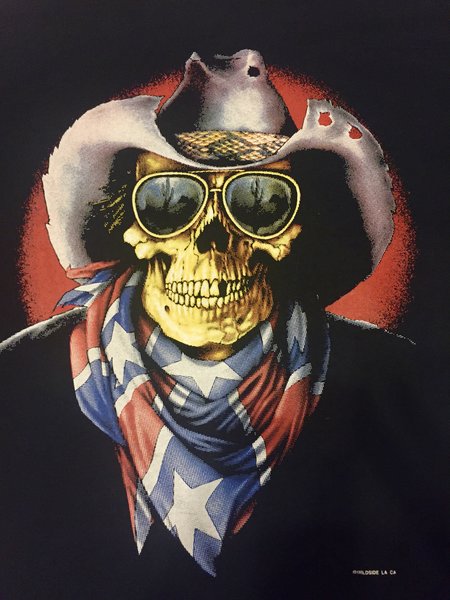 skull cowboy shirt