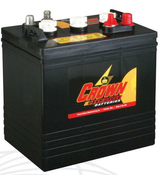 Crown Deep Cycle 6 volt Golf Cart Battery (set of 6) | Big O's Golf 