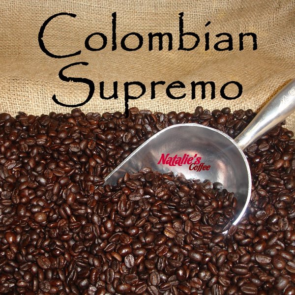 Colombian Supremo Fresh Roasted Gourmet Coffee Natalie's Flavored Coffee