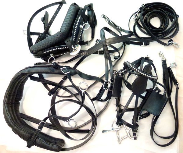 Biothane CDE Combined Driving Harness, Mini Harness,Horse Harness