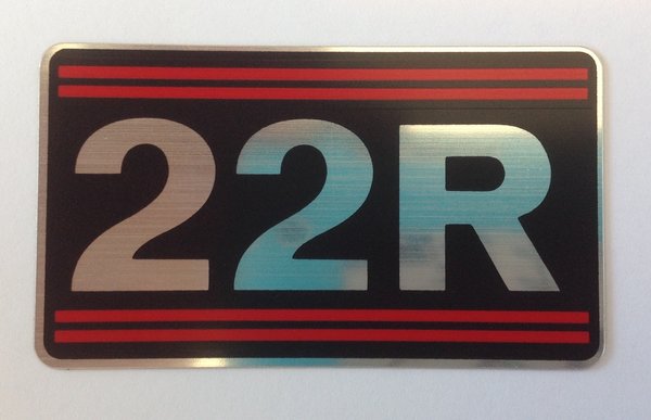 22R Valve Cover Sticker Decal OEM | Yota1 Performance Engine & Machine ...