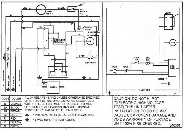 Suburban Furnace Control Module Board Wiring Kit 520832