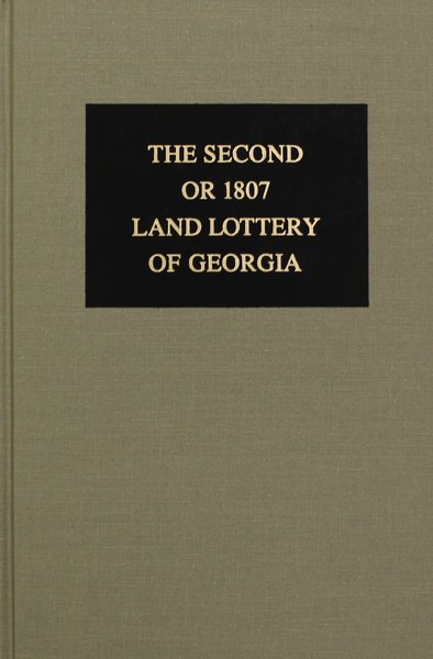 1807 Land Lottery Of Georgia Southern Historical Press Inc 1059