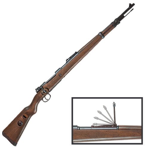 Wwii German Mauser Karabiner K98 Bolt Action Rifle Denix Replica