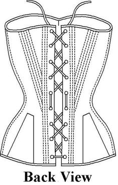 Elegant and Structured: 1870's Gusseted Corset