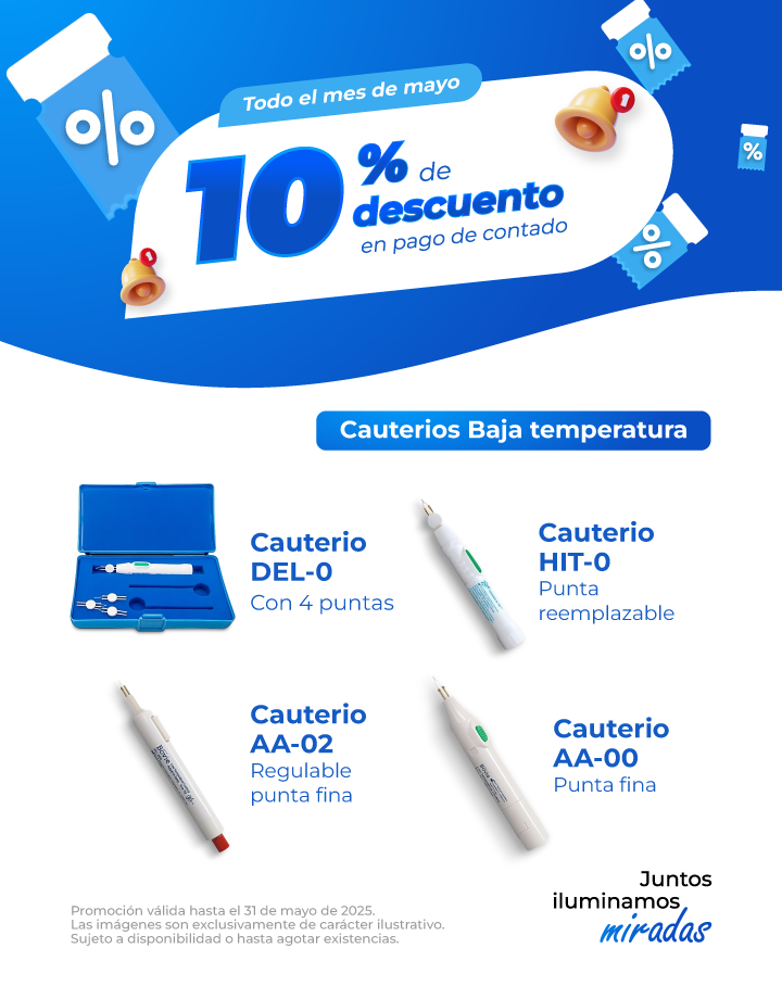 Promoción Mayo - Cauterios Baja Temperatura