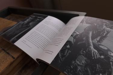 graphic design printed media booklet