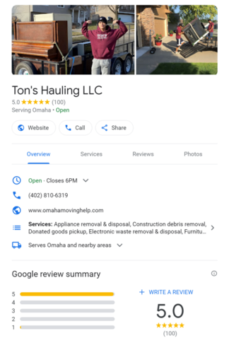 junk removal hauling services omaha