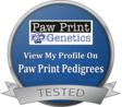 Paw Print Genetics Logo