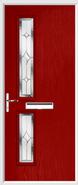 2 Square Composite Door regal sapphire glass