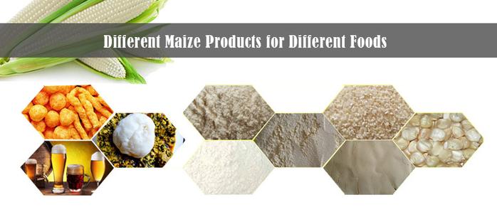 different size of super white corn meal, corn flour ,corn grits, samp