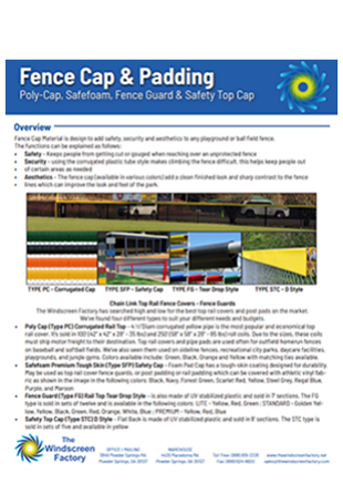 Fence Cap & Padding 4PG Guide