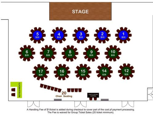 The Odd Couple (FV) Audience Seating Chart