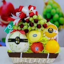 Giỏ hoa quả thắp hương đẹp