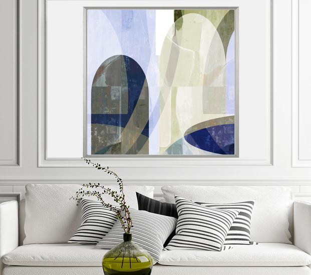 Geometric Art, #abstract art, #geometric, #blue art, #wallart, #design, #dubois art, #modern Art