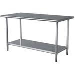 Stainless steel prep tables