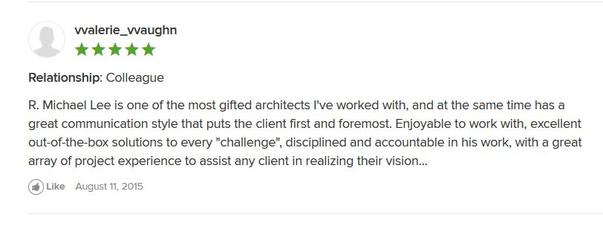 Valerie Vaughn Houzz 5 star review