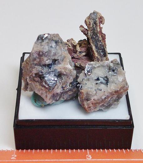 Stibnite & Stibiconite crystals Pereta Mine, Tuscany, Italy