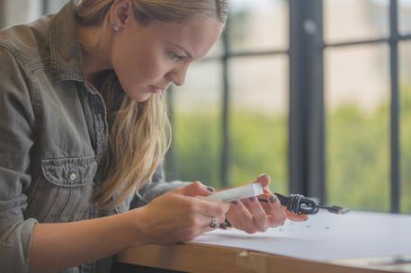 young woman product development