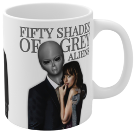 Fifty Shades of Grey Aliens White Mug 11oz